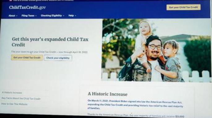 IRS, 2차 자녀세금공제 청구위한 웹페이지 개설