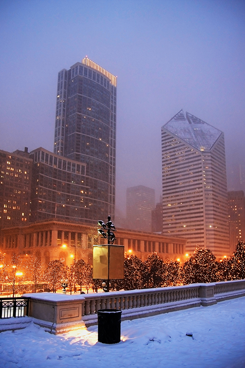 미 전역 겨울폭풍경보, 시카고 10인치 폭설예상